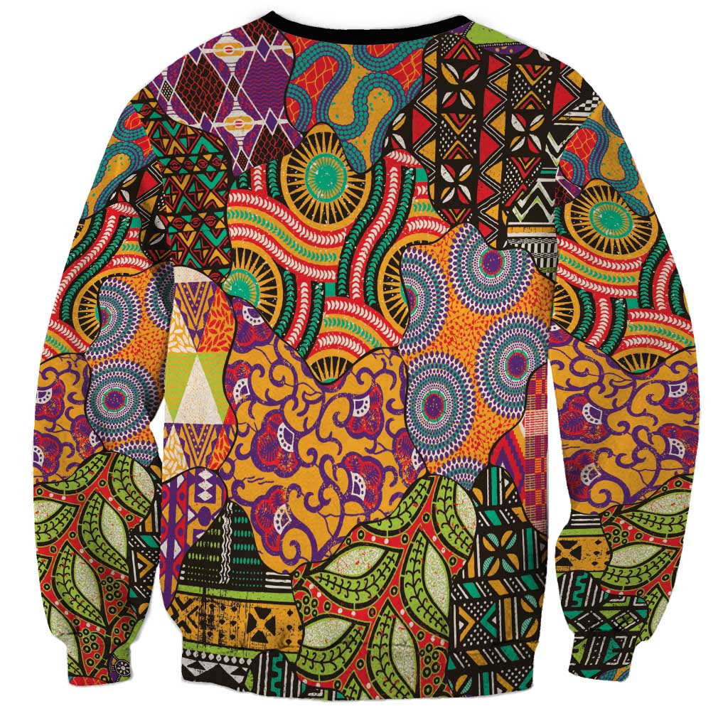 Traditional Ethnic African Vintage Motifs Sweatshirt - Wonder Print Shop