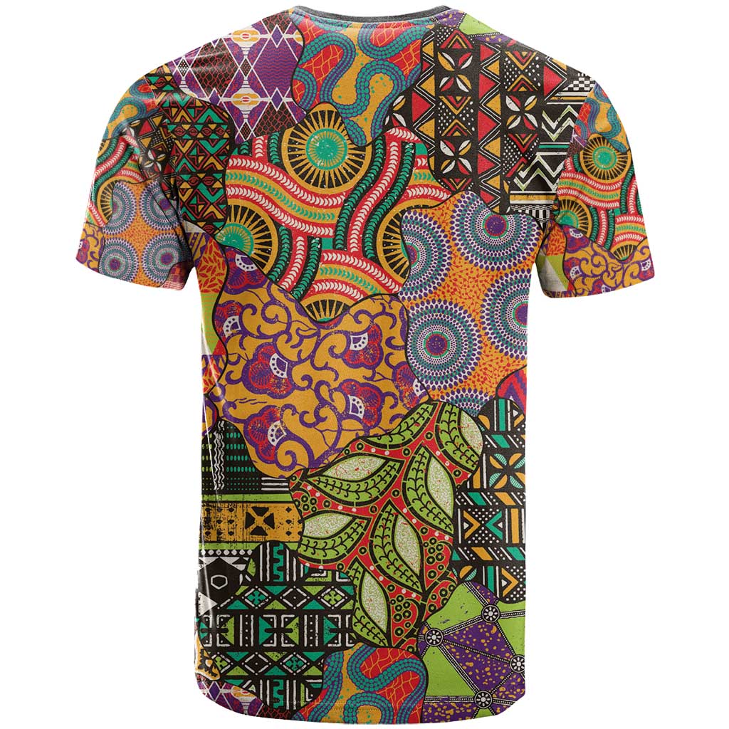 Traditional Ethnic African Vintage Motifs T Shirt - Wonder Print Shop