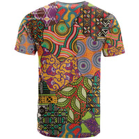 Traditional Ethnic African Vintage Motifs T Shirt - Wonder Print Shop