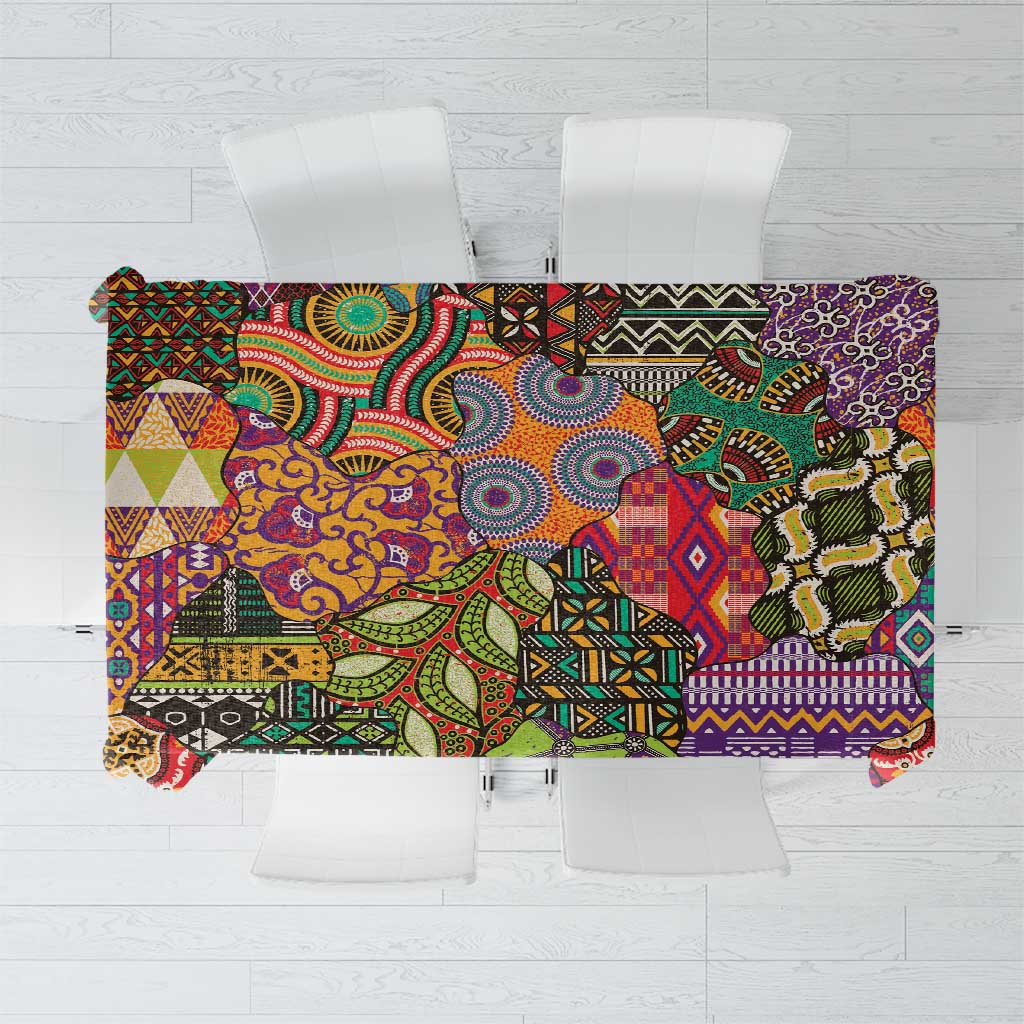 Traditional Ethnic African Vintage Motifs Tablecloth - Wonder Print Shop