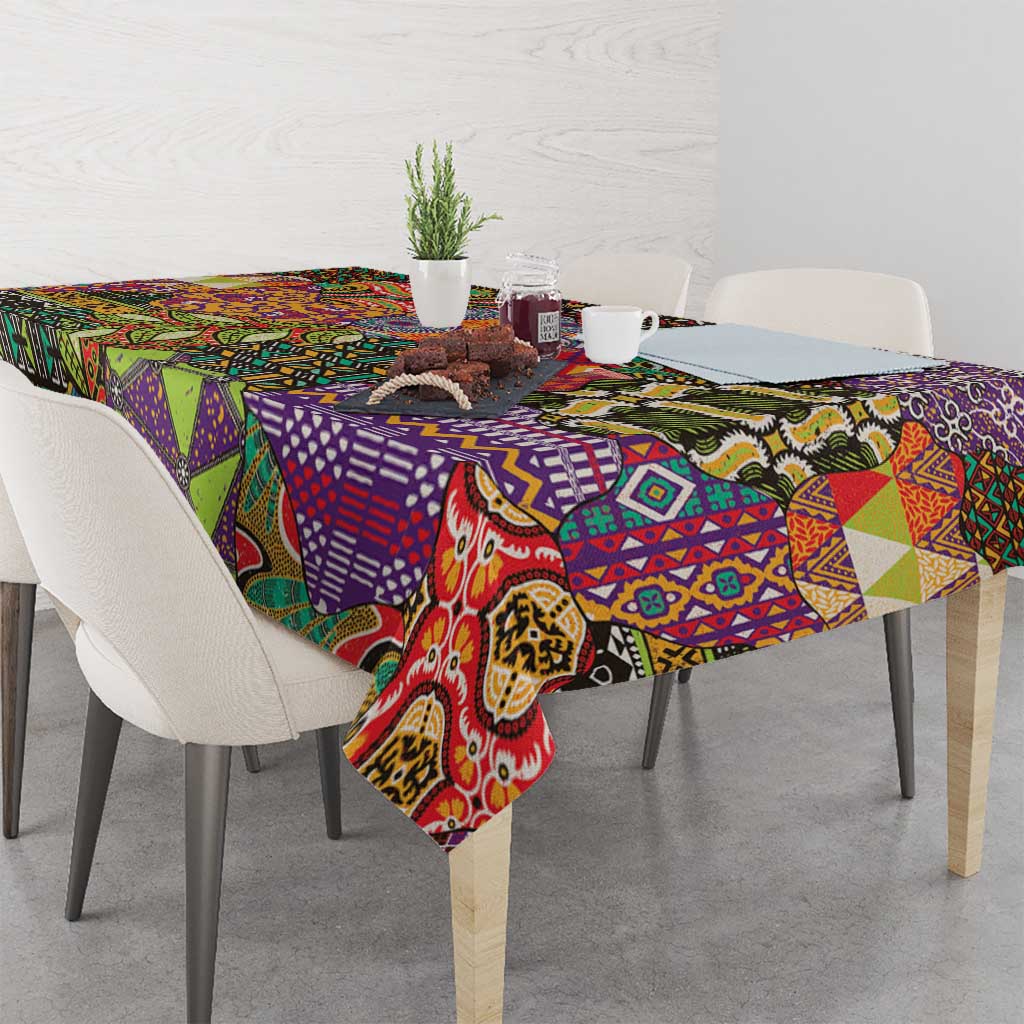 Traditional Ethnic African Vintage Motifs Tablecloth - Wonder Print Shop