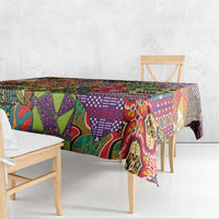 Traditional Ethnic African Vintage Motifs Tablecloth - Wonder Print Shop