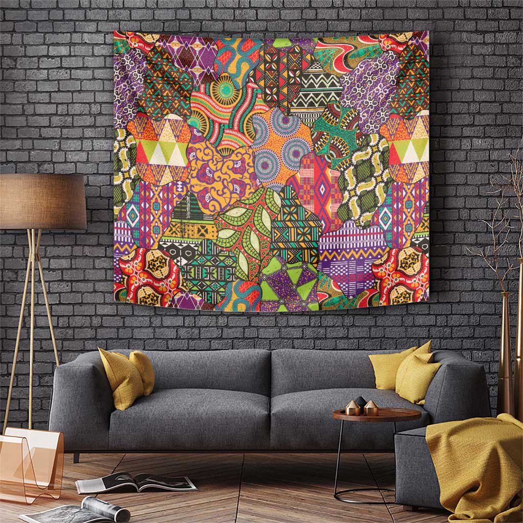 Traditional Ethnic African Vintage Motifs Tapestry - Wonder Print Shop