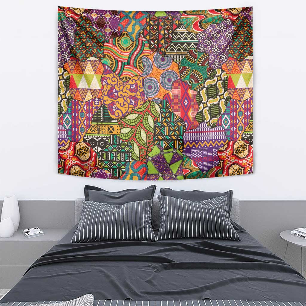 Traditional Ethnic African Vintage Motifs Tapestry - Wonder Print Shop