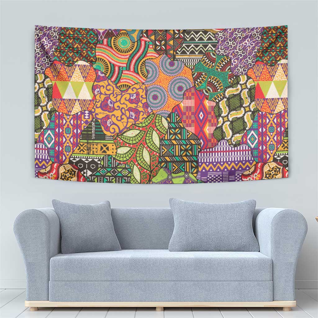 Traditional Ethnic African Vintage Motifs Tapestry - Wonder Print Shop