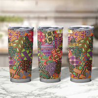 Traditional Ethnic African Vintage Motifs Tumbler Cup - Wonder Print Shop