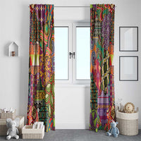 Traditional Ethnic African Vintage Motifs Window Curtain - Wonder Print Shop