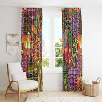 Traditional Ethnic African Vintage Motifs Window Curtain - Wonder Print Shop