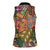 Traditional Ethnic African Vintage Motifs Women Sleeveless Polo Shirt - Wonder Print Shop