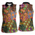 Traditional Ethnic African Vintage Motifs Women Sleeveless Polo Shirt - Wonder Print Shop