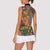 Traditional Ethnic African Vintage Motifs Women Sleeveless Polo Shirt - Wonder Print Shop