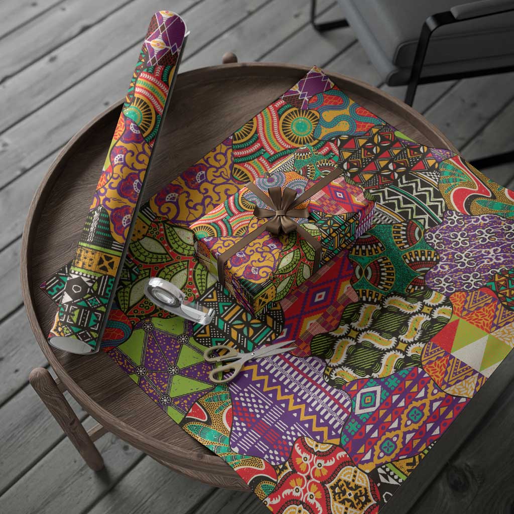 Traditional Ethnic African Vintage Motifs Wrapping Paper - Wonder Print Shop