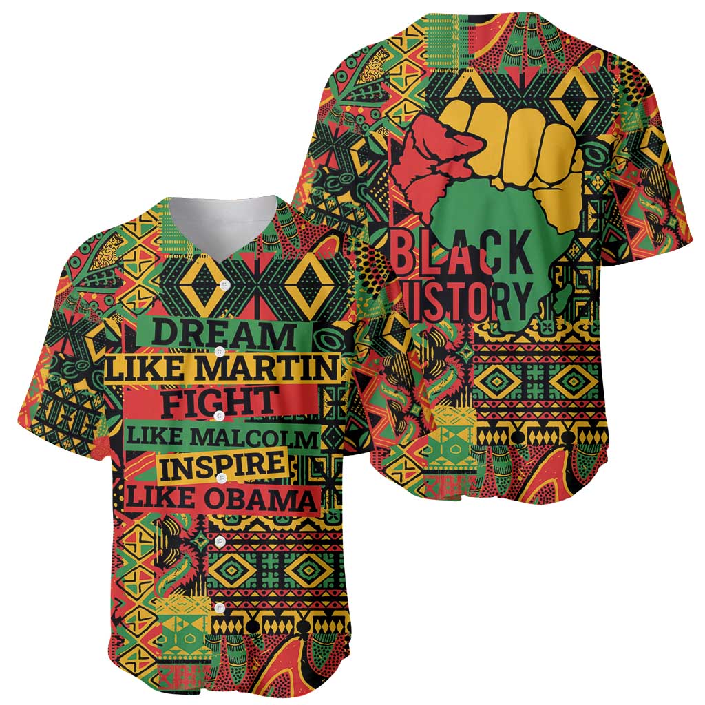 Black History Black Month Dream Like Baseball Jersey LT9 - Wonder Print Shop