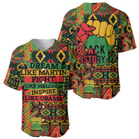 Black History Black Month Dream Like Baseball Jersey LT9 - Wonder Print Shop