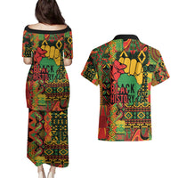 Black History Black Month Dream Like Couples Matching Puletasi and Hawaiian Shirt LT9 - Wonder Print Shop