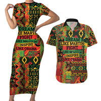 Black History Black Month Dream Like Couples Matching Short Sleeve Bodycon Dress and Hawaiian Shirt LT9 - Wonder Print Shop