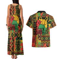 Black History Black Month Dream Like Couples Matching Tank Maxi Dress and Hawaiian Shirt LT9 - Wonder Print Shop