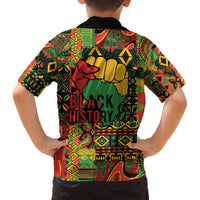 Black History Black Month Dream Like Family Matching Off The Shoulder Long Sleeve Dress and Hawaiian Shirt - Wonder Print Shop