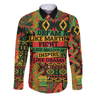 Black History Black Month Dream Like Family Matching Off The Shoulder Long Sleeve Dress and Hawaiian Shirt - Wonder Print Shop