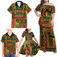 Black History Black Month Dream Like Family Matching Off Shoulder Maxi Dress and Hawaiian Shirt LT9 - Wonder Print Shop