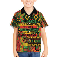 Black History Black Month Dream Like Family Matching Off Shoulder Short Dress and Hawaiian Shirt LT9 - Wonder Print Shop
