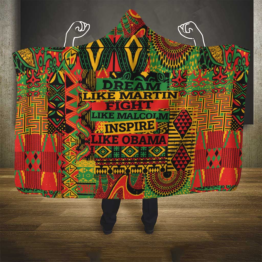 Black History Black Month Dream Like Hooded Blanket