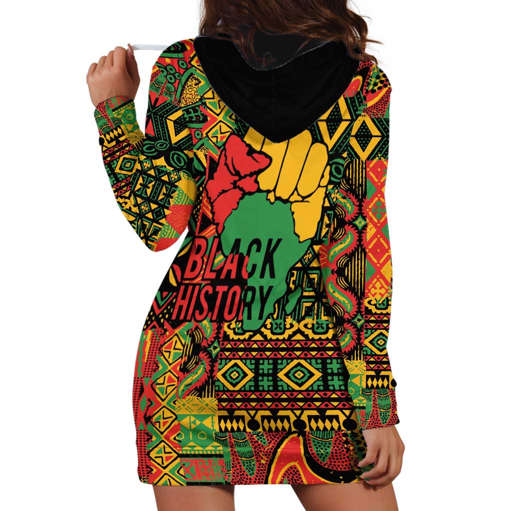 Black History Black Month Dream Like Hoodie Dress - Wonder Print Shop