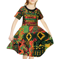 Black History Black Month Dream Like Kid Short Sleeve Dress - Wonder Print Shop