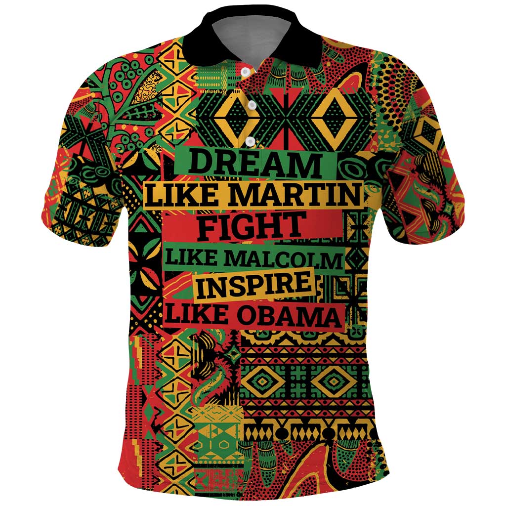 Black History Black Month Dream Like Polo Shirt - Wonder Print Shop
