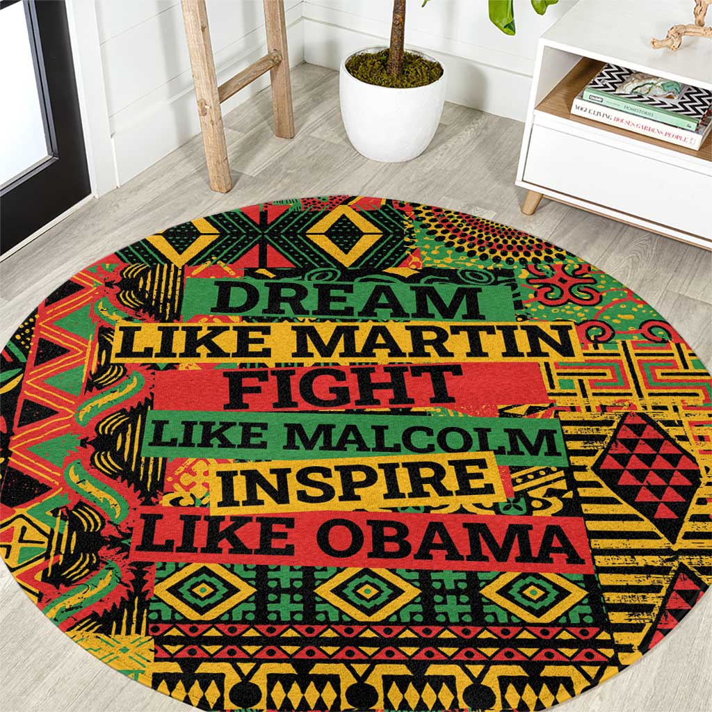 Black History Black Month Dream Like Round Carpet