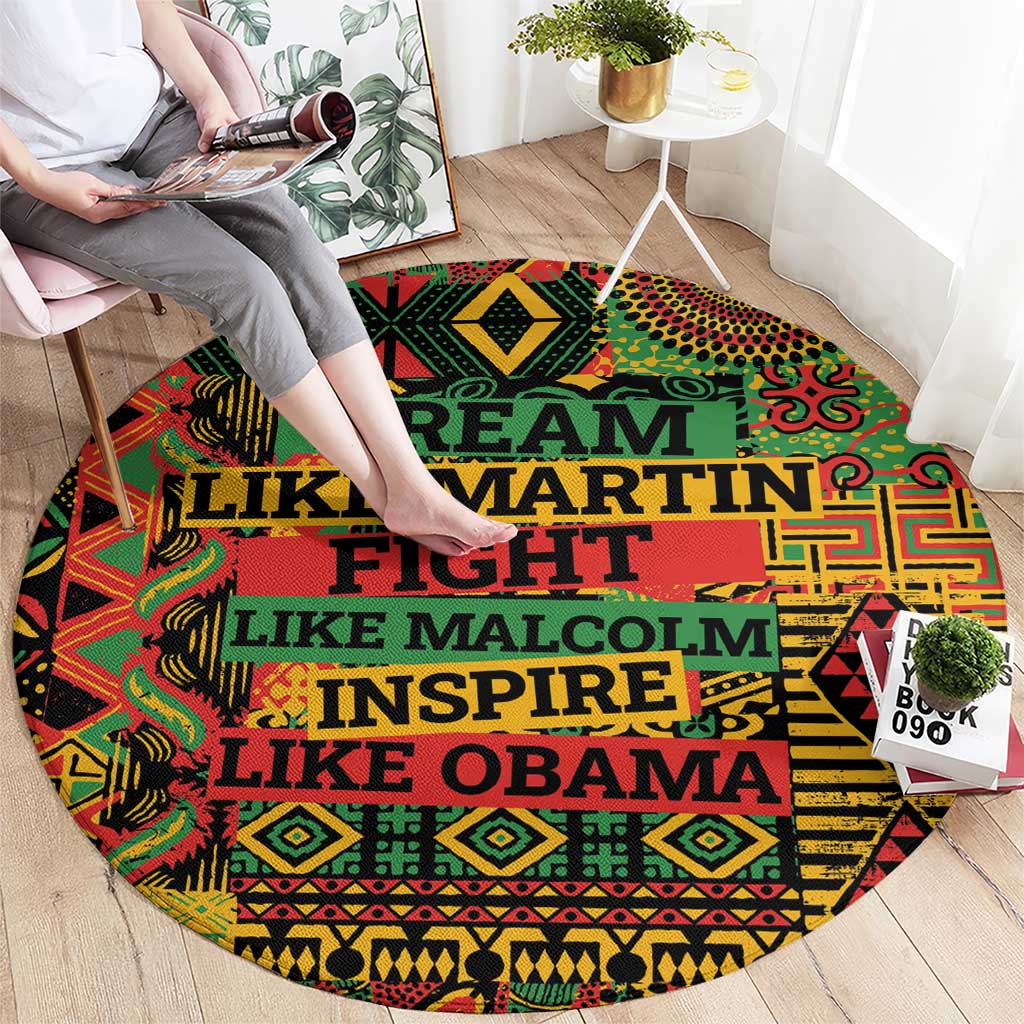 Black History Black Month Dream Like Round Carpet