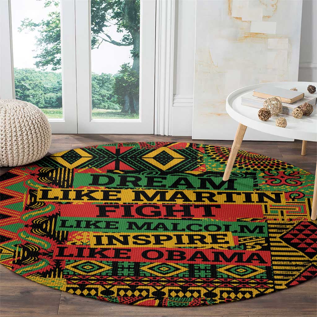 Black History Black Month Dream Like Round Carpet
