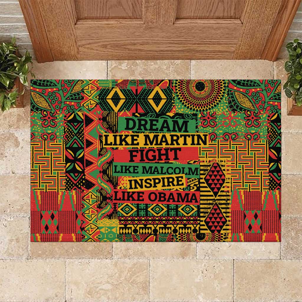 Black History Black Month Dream Like Rubber Doormat - Wonder Print Shop