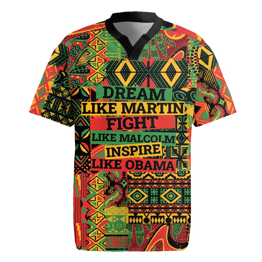 Black History Black Month Dream Like Rugby Jersey - Wonder Print Shop