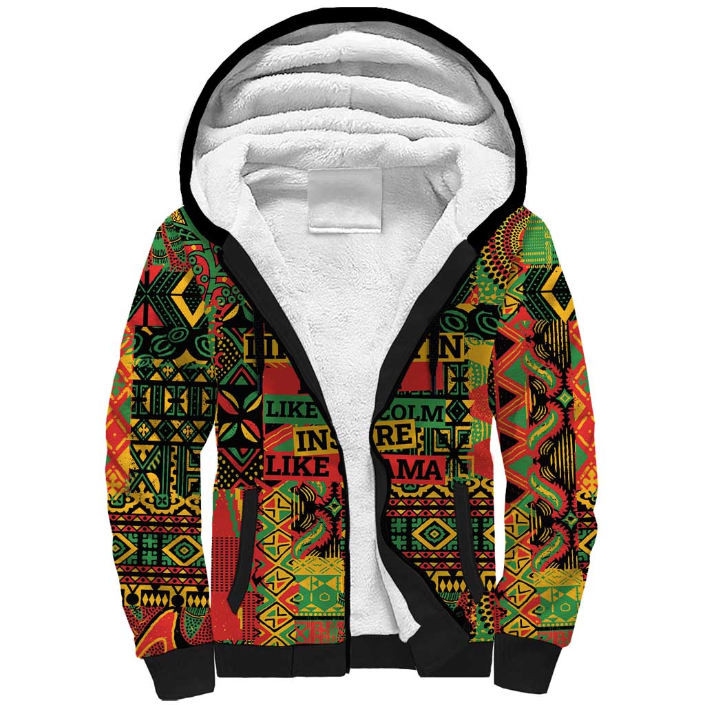 Black History Black Month Dream Like Sherpa Hoodie - Wonder Print Shop