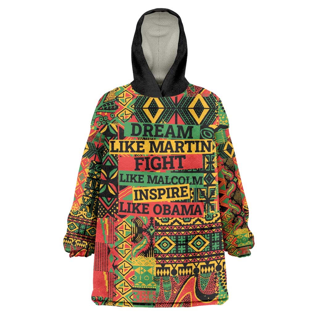 Black History Black Month Dream Like Wearable Blanket Hoodie - Wonder Print Shop