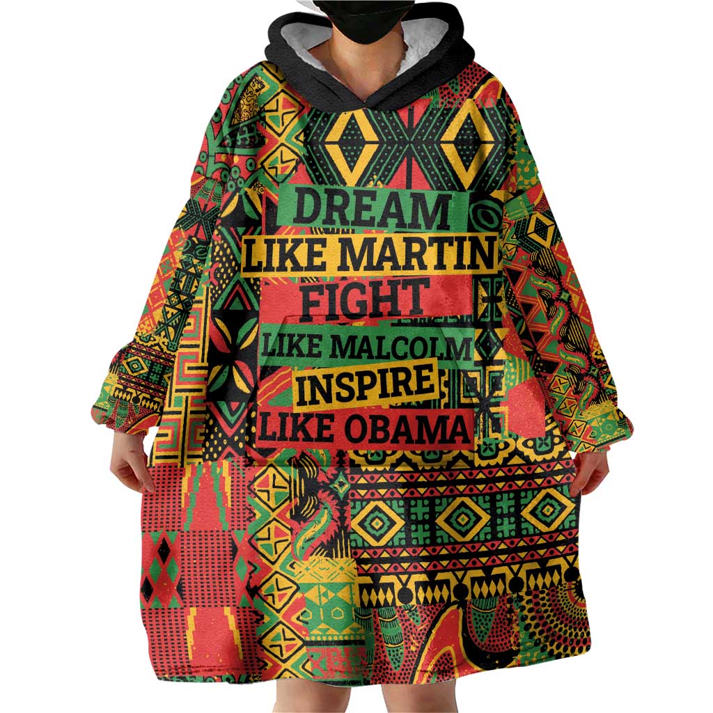 Black History Black Month Dream Like Wearable Blanket Hoodie - Wonder Print Shop