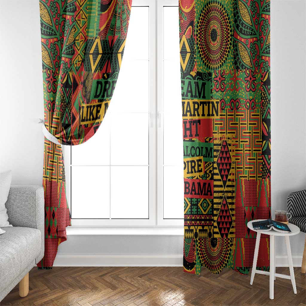 Black History Black Month Dream Like Window Curtain - Wonder Print Shop