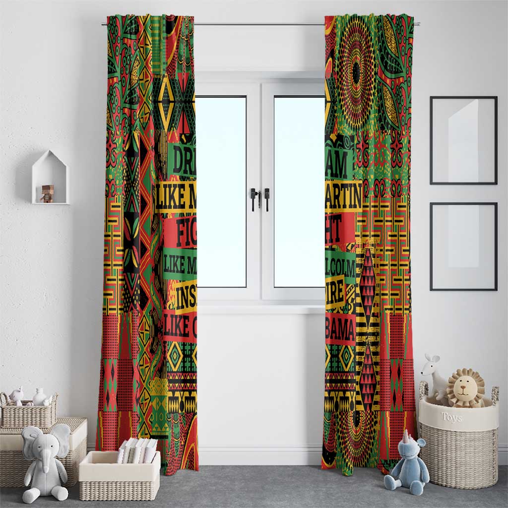 Black History Black Month Dream Like Window Curtain - Wonder Print Shop