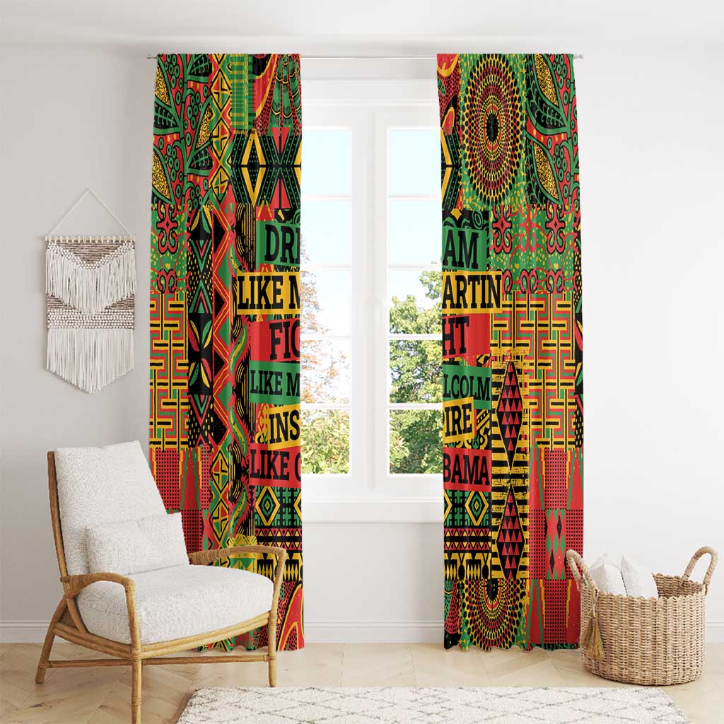 Black History Black Month Dream Like Window Curtain - Wonder Print Shop