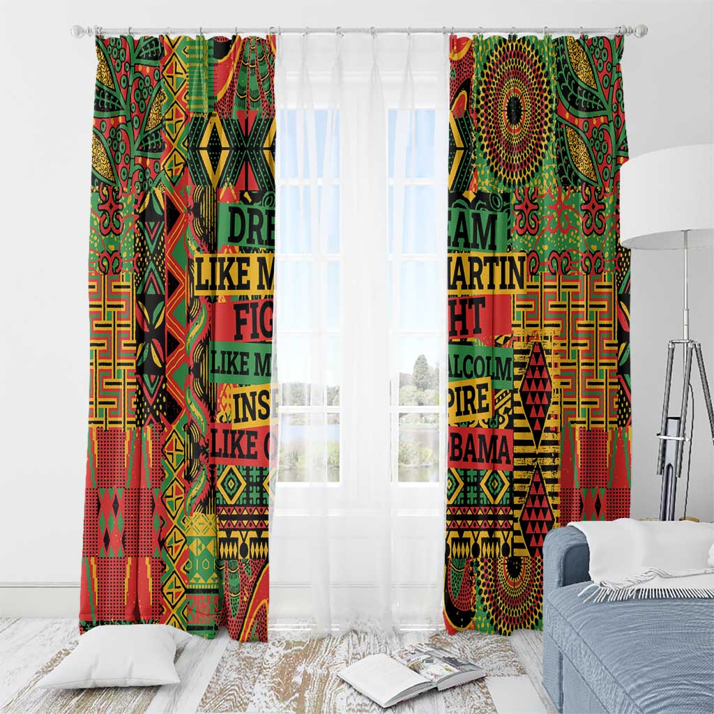 Black History Black Month Dream Like Window Curtain - Wonder Print Shop