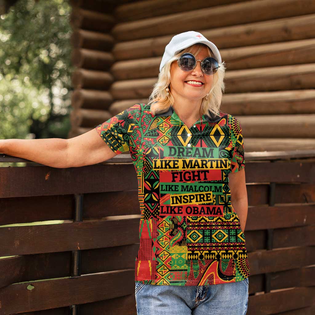 Black History Black Month Dream Like Women Polo Shirt - Wonder Print Shop