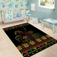 When I'm Born I'm Black Area Rug Black History Black Month LT9 - Wonder Print Shop