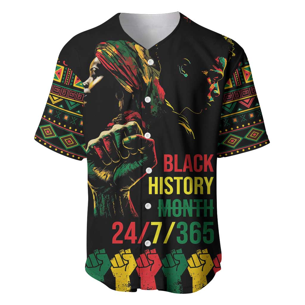 When I'm Born I'm Black Baseball Jersey Black History Black Month LT9 - Wonder Print Shop