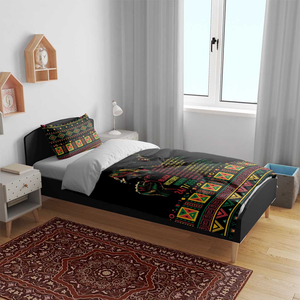 When I'm Born I'm Black Bedding Set Black History Black Month LT9 - Wonder Print Shop