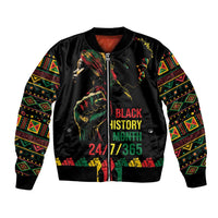When I'm Born I'm Black Bomber Jacket Black History Black Month LT9 - Wonder Print Shop