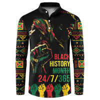 When I'm Born I'm Black Button Sweatshirt Black History Black Month LT9 - Wonder Print Shop