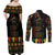 When I'm Born I'm Black Couples Matching Off Shoulder Maxi Dress and Long Sleeve Button Shirt Black History Black Month LT9 - Wonder Print Shop
