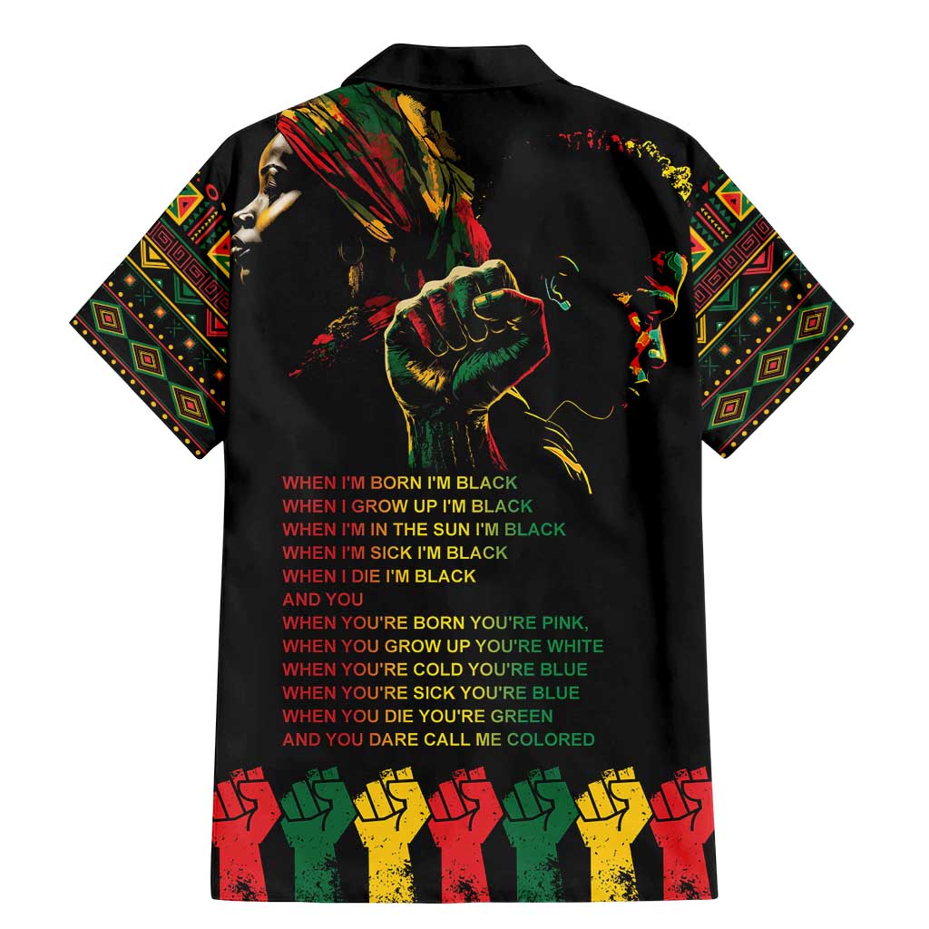 When I'm Born I'm Black Family Matching Mermaid Dress and Hawaiian Shirt Black History Black Month LT9 - Wonder Print Shop