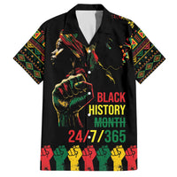 When I'm Born I'm Black Family Matching Off The Shoulder Long Sleeve Dress and Hawaiian Shirt Black History Black Month - Wonder Print Shop